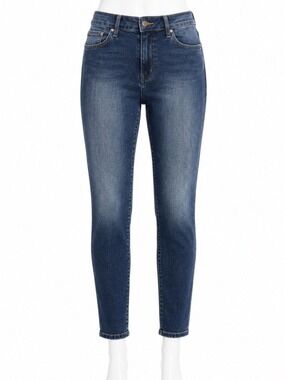 Fidelity Denim Axl Girlfriend Jeans Medium Wash Slim Straight Stretch 31